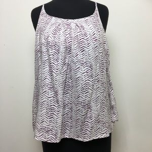 Lucky Brand Spaghetti Strap Racerback Halter Top S